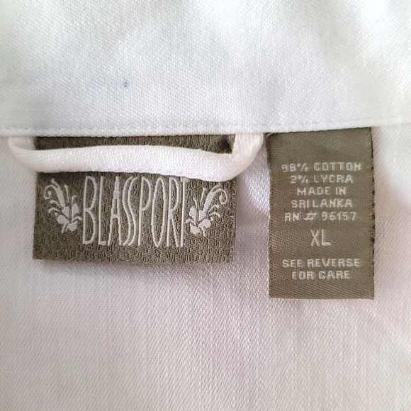 Blassport Cream Denim Embroidered Jacket - Picture 14 of 15